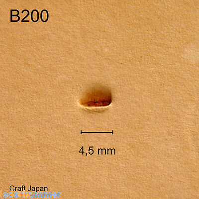 Punziereisen, Lederstempel, Punzierstempel, Leather Stamp, B200 - Craft Japan • 9.95€
