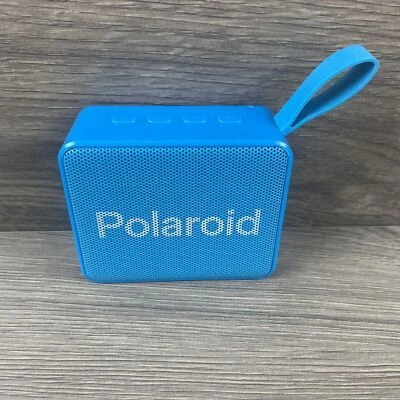 PORTABLE BLUE POLAROID BLUETOOTH SPEAKER WORKOUT TRAVEL TESTED - Image 1 of 4