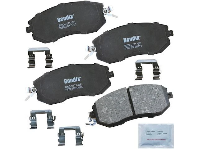 Juego de pastillas de freno delanteras Bendix 22625RC para Subaru Crosstrek 2016-2017 Foto 1 de 2