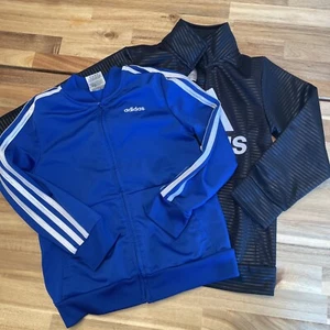 Adidas track jackets Boys 6 Lot Of 2 - Picture 1 of 9