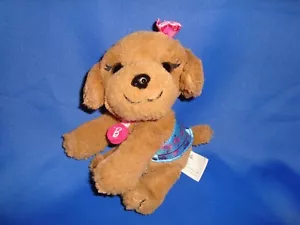 Mattel Barbie Great Adventure Puppy Brown Dog Plush Just Play 6" - Imagen 1 de 6