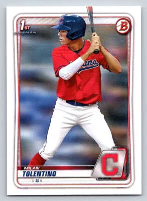2020 Bowman Draft 1st Edition #BD4 Milan Tolentino (ref 214757) - Image 1 of 2