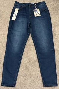 Neu mit Etikett Wax Jean Collection Damen Skinny-Jeans hoher Bund Größe 13/31  - Bild 1 von 10
