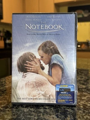 The Notebook Sealed DVD 2004 Ryan Gosling Rachel McAdams Gena Rowlands Foto 1 de 3