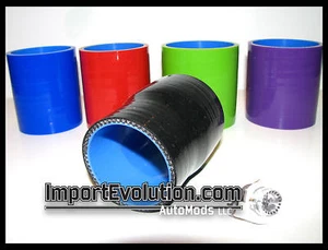 2.25" Silicone straight connector hose Turbo (Red) - Foto 1 di 1
