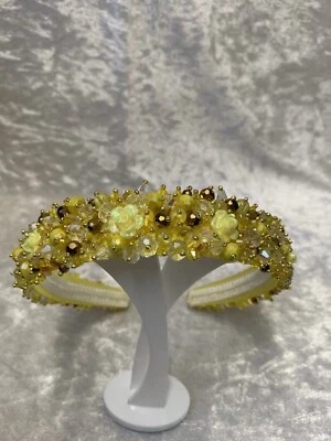 Elegant Shining Beaded  Headbands Hair Accessories Wedding Christmas Gifts - Image 1 of 3