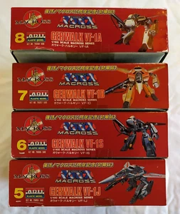 MACROSS 15°TH-ARII PLASTIC MODEL ROBOTECH GERWALK SERIE COMPLETA! - VINTAGE..!!! - Foto 1 di 4