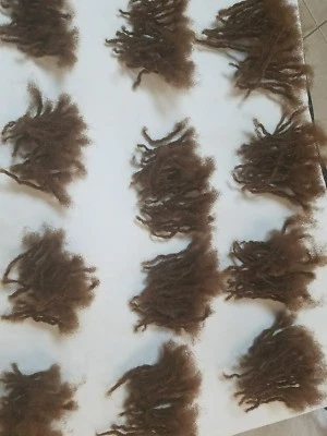 Rastas hechas a mano 100% cabello humano 12 paquetes aproximadamente 2" 3" 4" tamaño micro  Foto 1 de 3