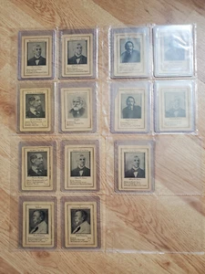 Carte da gioco autori antiche - Lotto di 13 carte diverse - Foto 1 di 1
