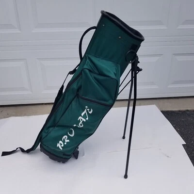 Bolsa de golf vintage verde de 6 vías bolsa de pie ligera Foto 1 de 4