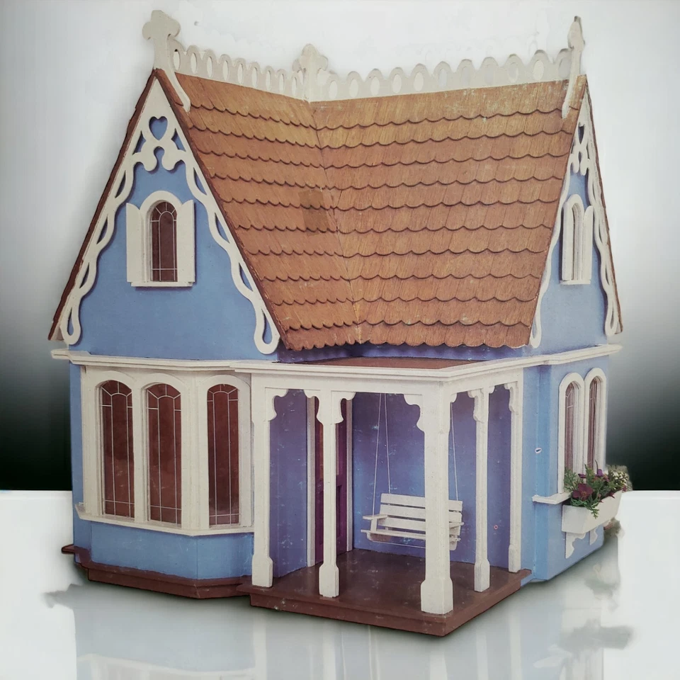 Greenleaf Coventry Cottage Dollhouse Kit #8023 All Wood 1:12 Scale 1986 NEW - Image 1 of 4