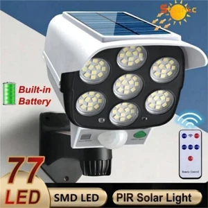 Luci Solari per Sensore di Movimento Esterno Telecamera Manichino Esterno LED Faretto Solare - Foto 1 di 18