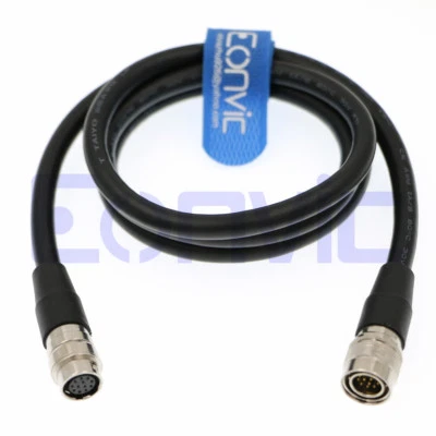 CANON Fujinon ENG Lens Iris Extension Cable 12 Pin Hirose Male to Female - Image 1 of 4