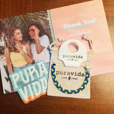 PULSERA TRENZADA PURA VIDA BOARDWALK BREEZE RETIRADA DIFÍCIL DE ENCONTRAR ¡¡NEÓN!!️ENVÍO GRATUITO EL MISMO DÍA Foto 1 de 4