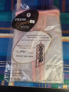 Vtg Dora May Dress Cover Grament Bag In In Package 1960s - Picture 1 of 6