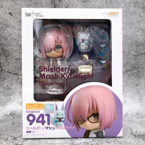 Fate Grand Order Shielder Mash Kyrielight Casual Nendoroid 941 FGO Figure New Cover