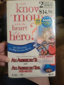 An American Tail Double Feature - VHS - Special Limited Edition Two Pack Sealed - Picture 1 of 2