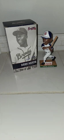 Hank Aaron 44 Bobblehead Atlanta Braves 1974 Homerun Swing 8/1/21 Promo Giveaway Cover