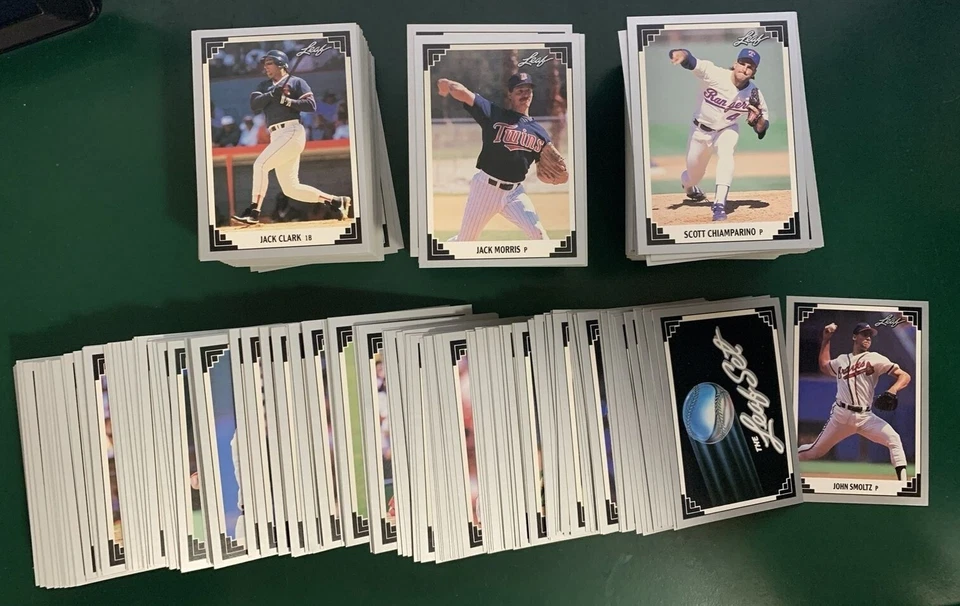 1991 Leaf SET BREAK singles - stars, rookies, commons, HOFers, #1-200 - Image 1 of 1