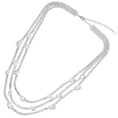 Ottaviani Collana rodiata con cubic zirconia 501076C - Immagine 1 di 2