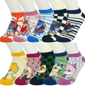 Ankle Socks Variety pack Cosplay Short Cut Ankle Socking (10 Pack) - Picture 1 of 6