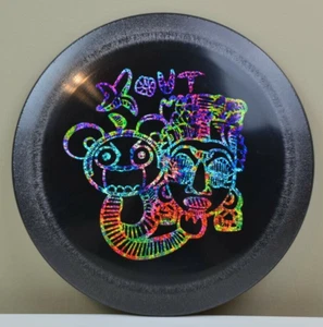 🎉⚫️PARTY TIME⚫️🎉 Infinite Discs I-Blend Slab, Black, X-Out, 164g - Picture 1 of 4