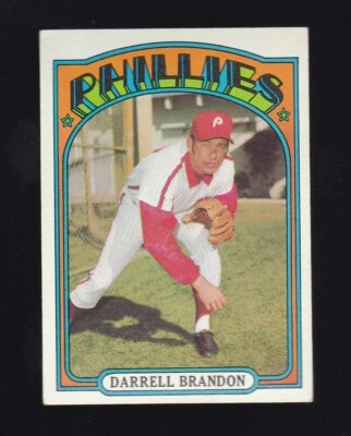 1972 Topps Darrell Brandon #283 Philadelphia Phillies - Image 1 of 2