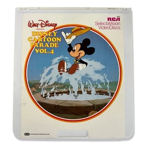 CED VideoDisc Walt Disney CARTOON PARADE Vol 4 RCA SelectaVision *Tested* - Picture 1 of 7