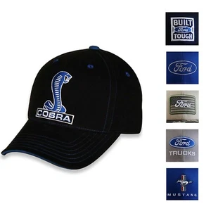 Capsmith Mens Ford Cotton Six Panel Adjustable Baseball Cap Hat - Picture 1 of 19