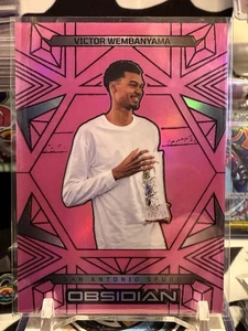 Obsidian Victor Wembanyama 2024-25/49 rosa #191 Spurs TZ - Imagen 1 de 2