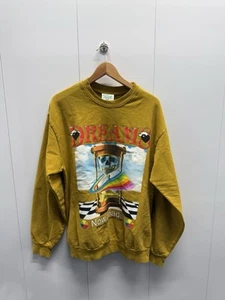 Online Ceramics - Mustard Sweatshirt - In Dreams - 14oz Heavy Fleece - L - Picture 1 of 3