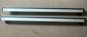 Thule Roof Areo Bars Vauxhall Zafira 2007 - 14 wingbar closed rail 753/460 130cm - Picture 1 of 7