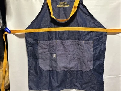 Ronald McDonald House Charities Employee Kitchen Chef Apron Unisex Blue Denim - Image 1 of 4