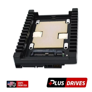 SSD 2.5 to 3.5" Heat sink Cooling SATA IcePack Server Hard Drive Caddy Adapter - Picture 1 of 5