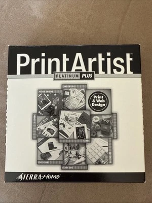 Print Artist Platinum Plus Images-Sierra Home- yr 2000--9 Discs - Image 1 of 4