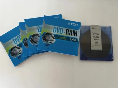 5 TDK DVD-RAM 4.9GB Rewritable Brand New - Image 1 of 3