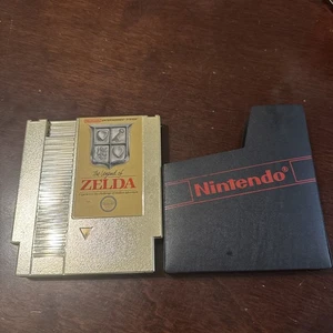 The Legend of Zelda Nintendo NES Carrello Cartuccia 3 Viti Raro Senza Scritta Rossa - Foto 1 di 12