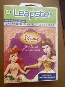 Leap Frog Leapster 2  Disney Princess Worlds of Enchantment Learning Game  - Picture 1 of 4