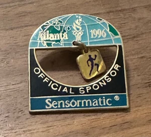 Atlanta 1996 Sensormatic Running Dangle Olympic Pin - Picture 1 of 1