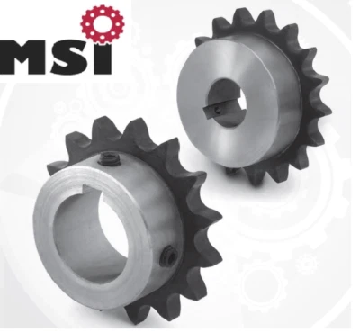 MSI Kettenrad Ritzel mit Nut+Bohrung+Gewinde gehärtet einbaufertig 06 08 10 12 16B1