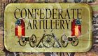 Confederate Artillery CSA States American Civil War themed LARGE Iron on patch