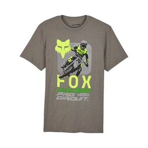 Fox Racing Pro Circuit Premium Tee / T shirt Casual - Heather Graphite Grey - Picture 1 of 2