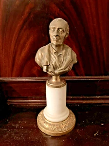 Grand Tour Büste aus vergoldeter Bronze im antiken Stil - Bild 1 von 9