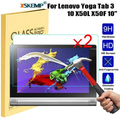 2X Premium Tempered Glass Film Screen Protector For Lenovo Tab E7 Tab E8 Tab E10 - Image 1 of 4