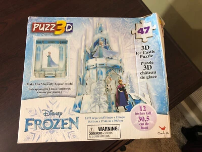 Disney Frozen 47 Piece Puzz3D Ice Castle Puzzle damaged box - Image 1 of 2