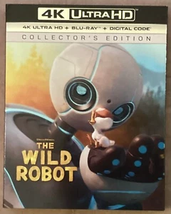 The Wild Robot 2 Disc 4k+Blu-ray +Dig with Slipcover, New, Factory Sealed - Imagen 1 de 11
