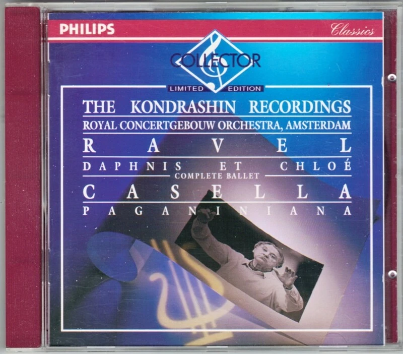 Kirill KONDRASHIN: RAVEL Daphnis et Chloe Complete Ballet CASELLA Paganiniana CD - Bild 1 von 1