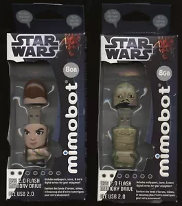 2012 Mimobot 8GB USB Star Wars ROTJ Return Jedi JABBA THE HUTT SLAVE LEIA Figure - Picture 1 of 6