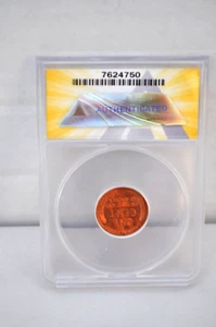 1951 Ms66 Red Lincoln Cent Anacs Certified - Picture 1 of 7