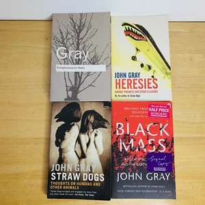 John Gray Book Bundle/Paperback Lot - 1 SIGNED, Black Mass, Straw Dogs Heresies - Picture 1 of 6